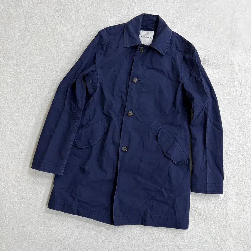 [BUNJANG] Beanpole Navy Trench Coat / 95 빈폴 네이비 트렌치 코트 0511T