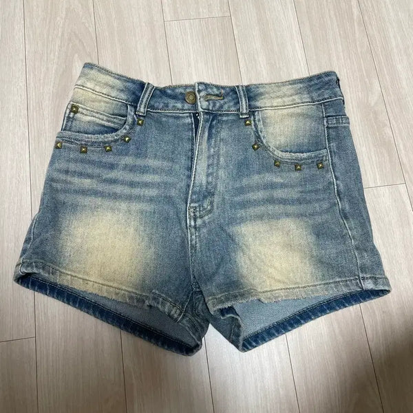 [BUNJANG] Mid-Wash Denim Shorts / 중청 반바지