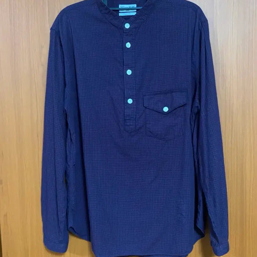[BUNJANG] ENDSANDMEANS Pullover Cotton Check Shirt XL / [ENDSANDMEANS] 앤즈앤드민즈 풀오버 코튼 체크셔츠 XL사이즈