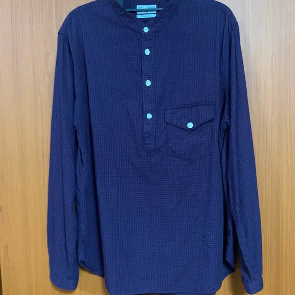 [BUNJANG] ENDSANDMEANS Pullover Cotton Check Shirt XL / [ENDSANDMEANS] 앤즈앤드민즈 풀오버 코튼 체크셔츠 XL사이즈