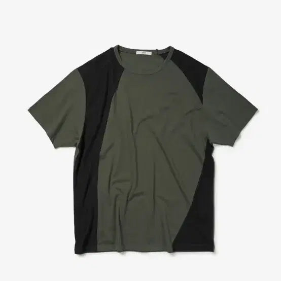 [BUNJANG] ETCE Key Black Color-Block Short-Sleeve T-Shirt / ETCE 키 블랙 배색 반팔 티셔츠