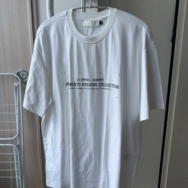 [BUNJANG] Amomento Short Sleeve T-Shirt M / 아모멘토 반팔 M