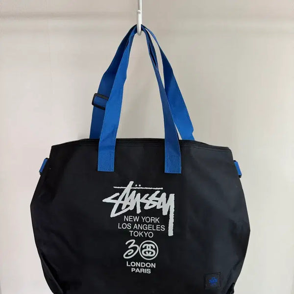 [BUNJANG] Stussy World Tour 30th Anniversary Two-Way Tote Bag / 새상품)스투시 월드투어 30주년 투웨이 토트백