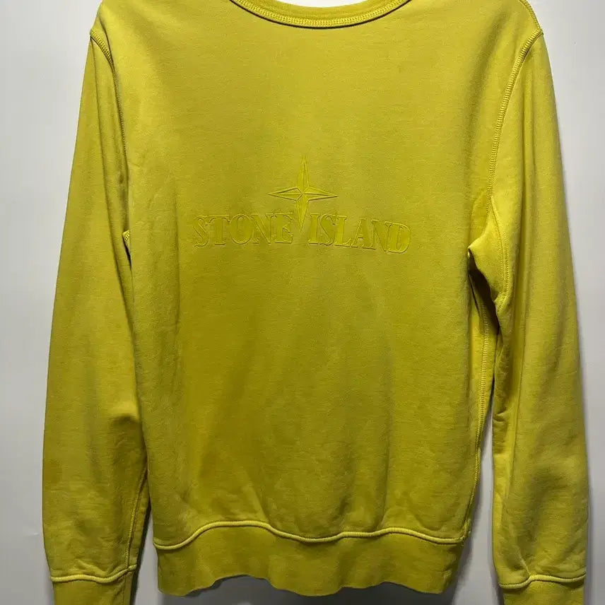 [BUNJANG] Stone Island Crewneck Sweatshirt Lime M / 스톤아일랜드 맨투맨 라임M