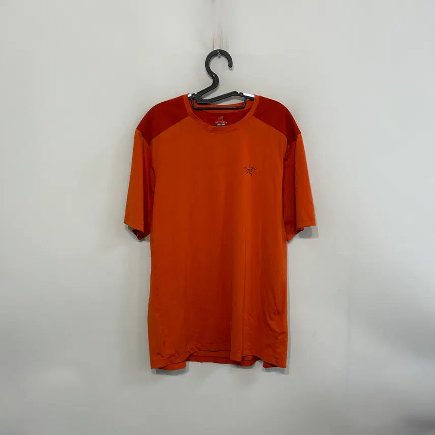 [BUNJANG] Arc'teryx Men's Short Sleeve T-Shirt - Orange (L) / 아크테릭스 남성 반팔 티셔츠 L 오렌지
