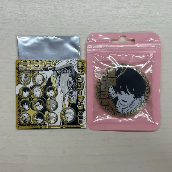 [BUNJANG] Yoshida Gold Foil Can Badge / 요시다 점프샵 캔뱃지 양도 요시다 금박 캔뱃지
