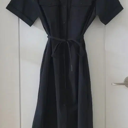 [BUNJANG] Jeep Belted Shirt Dress / 지프 셔츠 벨티드 원피스