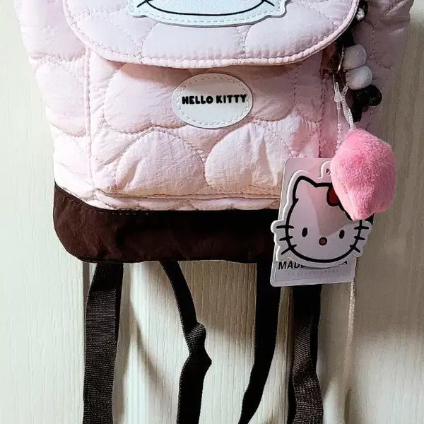 [BUNJANG] Sanrio Hello Kitty Quilted Mini Backpack Bag (Sealed New) / 산리오 정품 헬로키티 퀼팅 미니 백팩 가방(미개봉새상품)