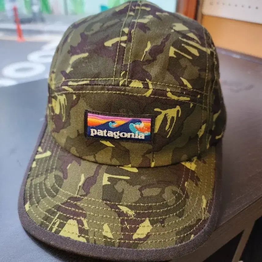[BUNJANG] Patagonia Camo Pattern Camp Cap / 파타고니아 카모 패턴 캠프캡
