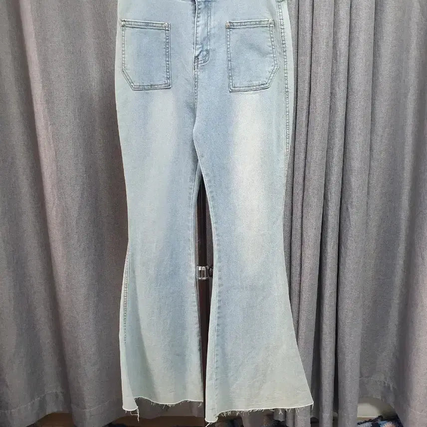 [BUNJANG] M-Span Washed Bootcut Denim / M스판 워싱 부츠컷 데님