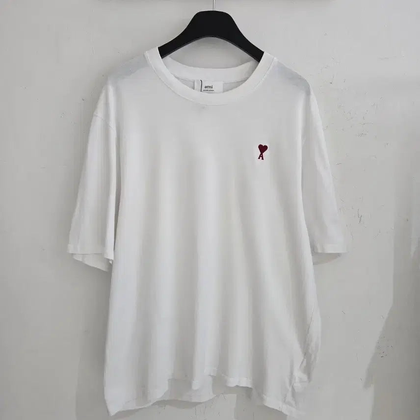 [BUNJANG] Ami Cotton T-Shirt / 아미 코튼 반팔 티셔츠