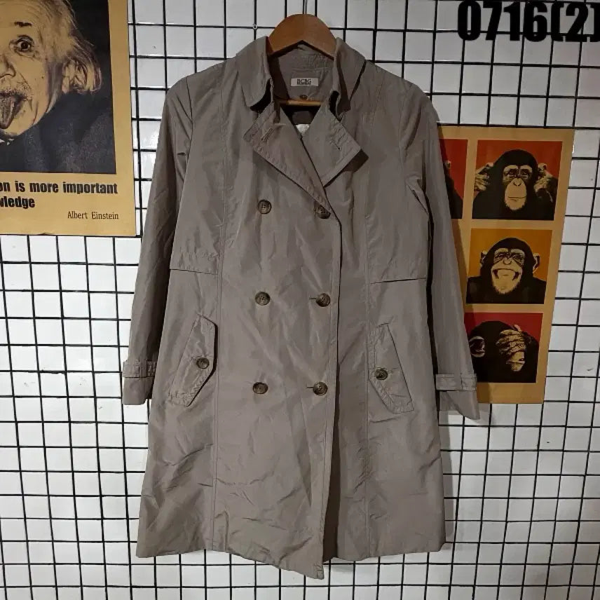 [BUNJANG] BCBG Beige Trench Coat / BCBG 트렌치코트 베이지 0716