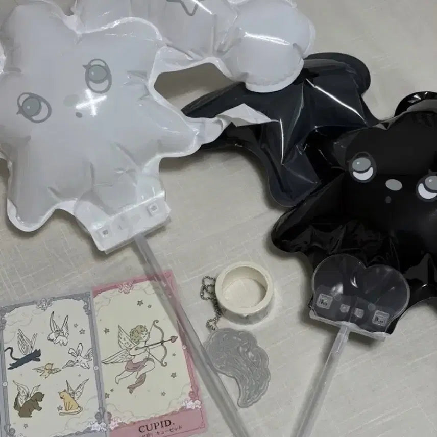 [BUNJANG] NCT WISH The Hyundai Popup Balloon Deco Sticker & Keyring Set / 엔시티위시 더현대 팝업 풍선 마테 키링