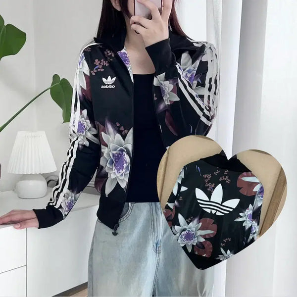 [BUNJANG] Adidas Black LOTUS PRINT Jersey Size 85 / [정품] 아디다스 블랙 LOTUS PRINT 져지 [ 85 ]