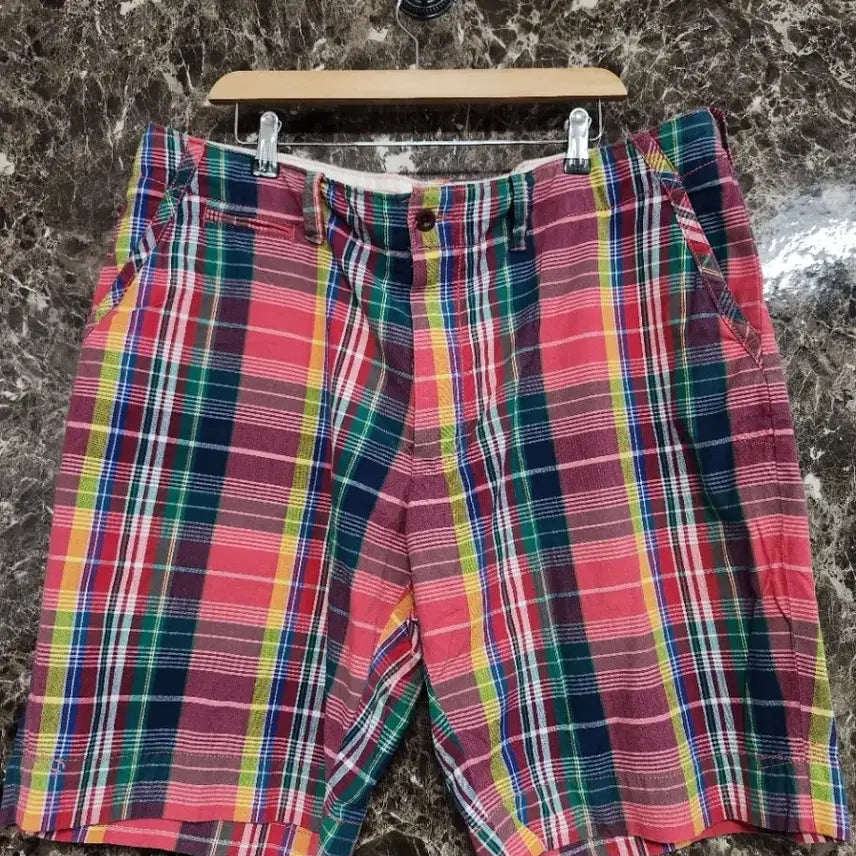 [BUNJANG] Polo Ralph Lauren Men's Plaid Shorts / 폴로 랄프로렌 남자 반바지 38~39