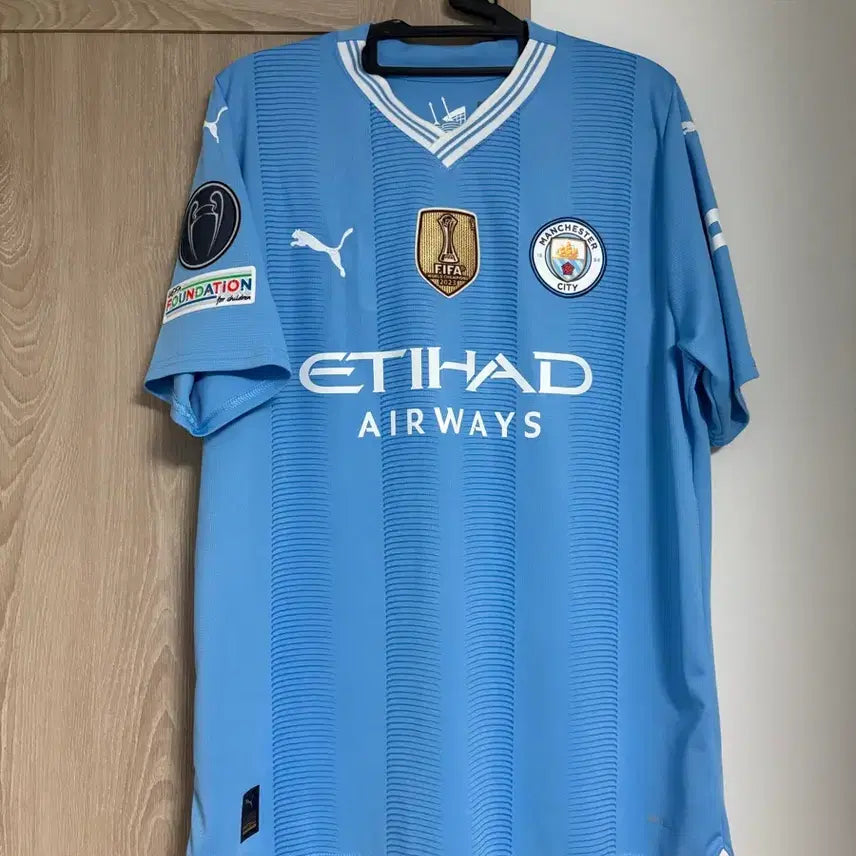 [BUNJANG] Manchester City 23-24 Rodri Champions League Jersey L Size / 맨체스터시티 23-24 로드리 L사이즈
