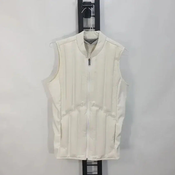 [BUNJANG] Adidas Adipure Padded Vest White Size S / 아디다스 골프 패딩조끼 아디퓨어 화이트 s