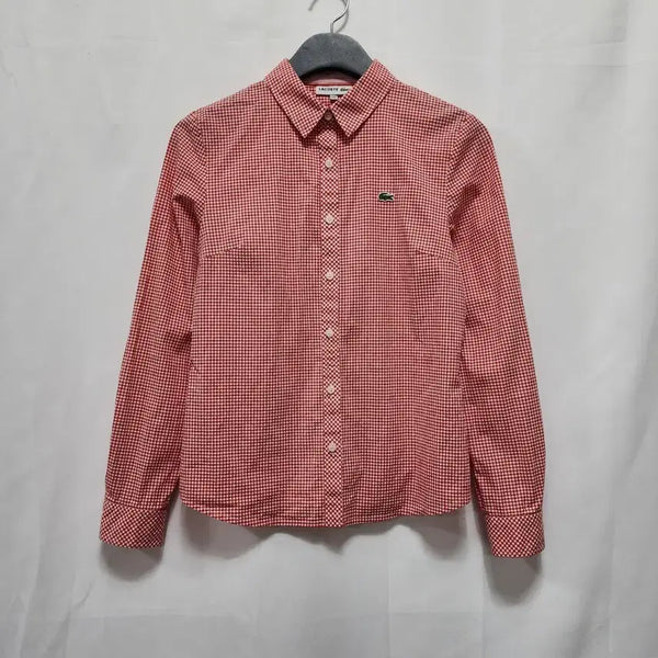 [BUNJANG] Lacoste Women's Plaid Shirt Size 36 / 라코스테 여성 체크 셔츠(36사이즈 44~55반가능)