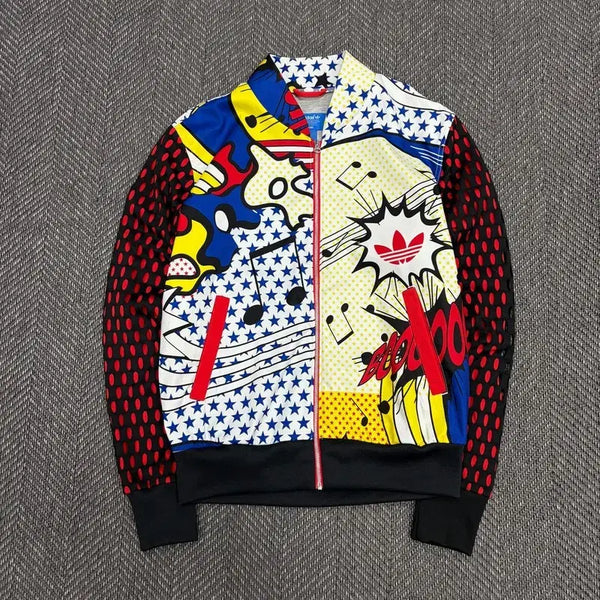 [BUNJANG] Adidas Pop Art Graphic Zip-Up Jacket / 아디다스 팝아트 그래픽 집업 v5063