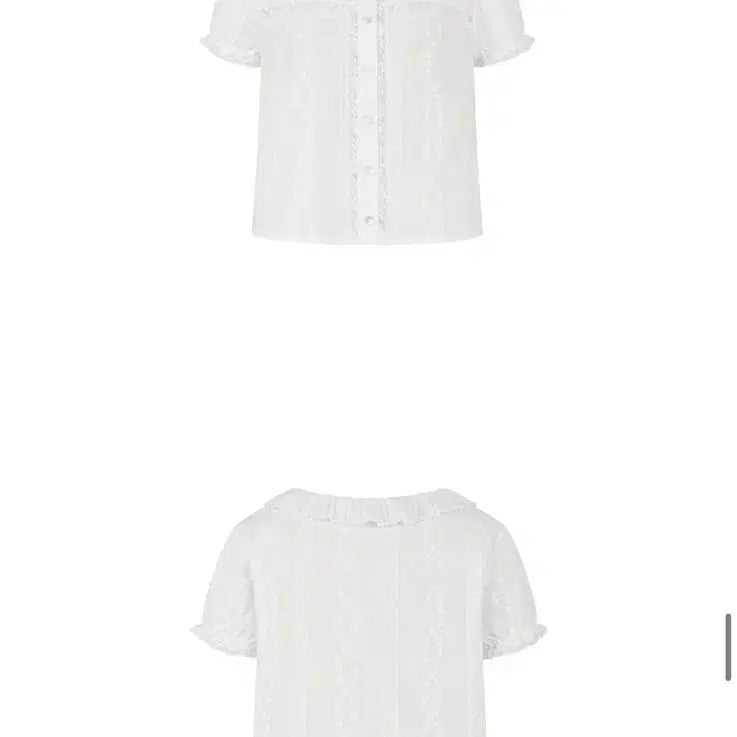 [BUNJANG] Letter From Moon Belle Lace Ruffle Blouse / 레터프롬문 벨르 레이스 러플 블라우스