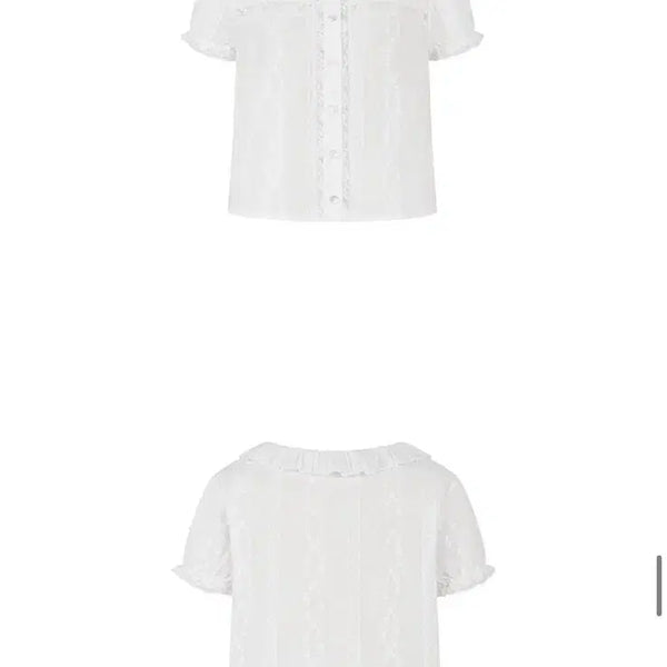 [BUNJANG] Letter From Moon Belle Lace Ruffle Blouse / 레터프롬문 벨르 레이스 러플 블라우스