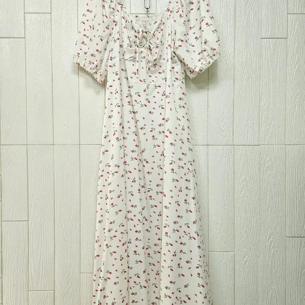 [BUNJANG] SHEIN Plus Size Floral Print Maxi Dress / 빅사이즈 쉬인 꽃원피스