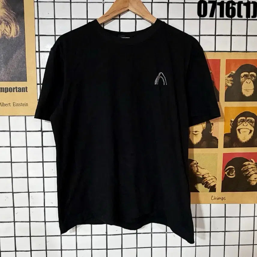[BUNJANG] Buckaroo Black Sculpture Short-Sleeve T-Shirt XL / BUCKAROO 블랙 스컬프쳐 반팔 티셔츠 XL