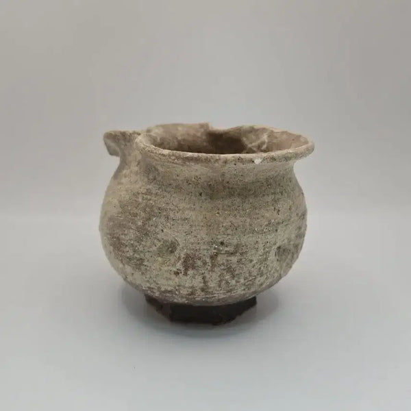 [BUNJANG] Antique Buncheong Guiyal Jjigeuri Vase / 골동품 분청귀얄 찌그리 호