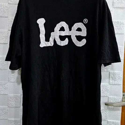 [BUNJANG] LEE Black Short Sleeve T-Shirt XL / (R)LEE 리 반팔 티셔츠 블랙 XL