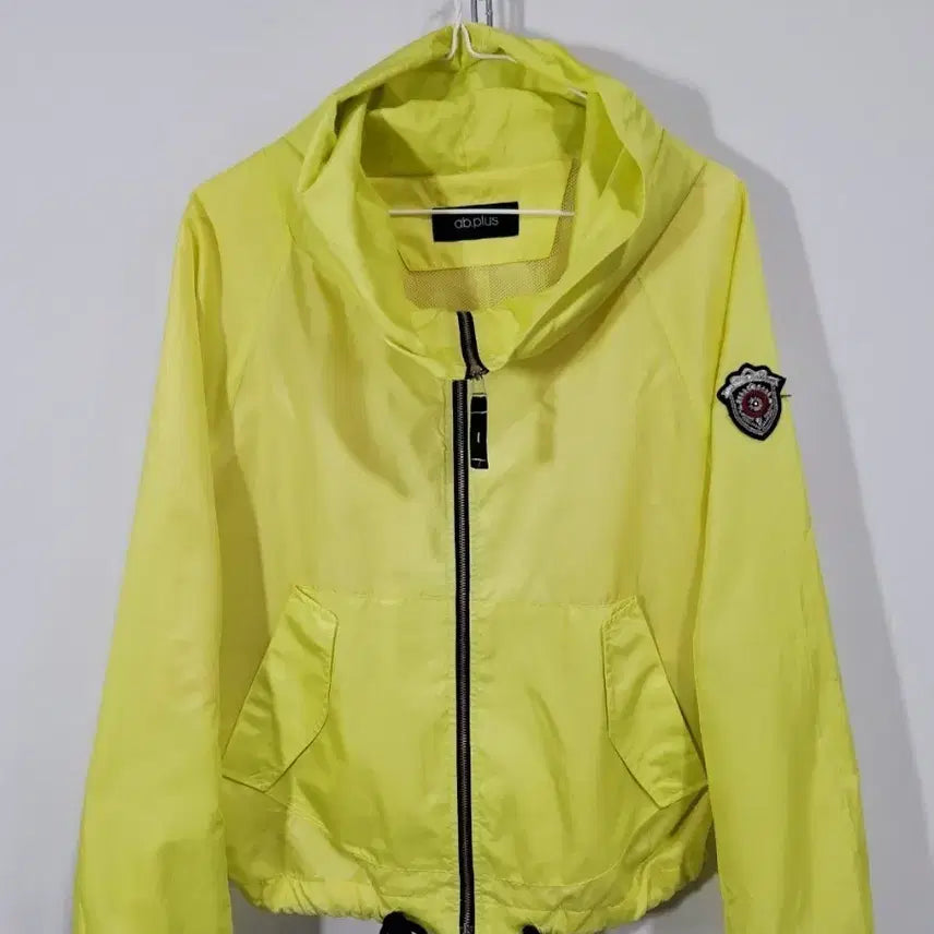 [BUNJANG] AB PLUS Yellow Windbreaker Jumper / AB PLUS 옐로우 바람막이