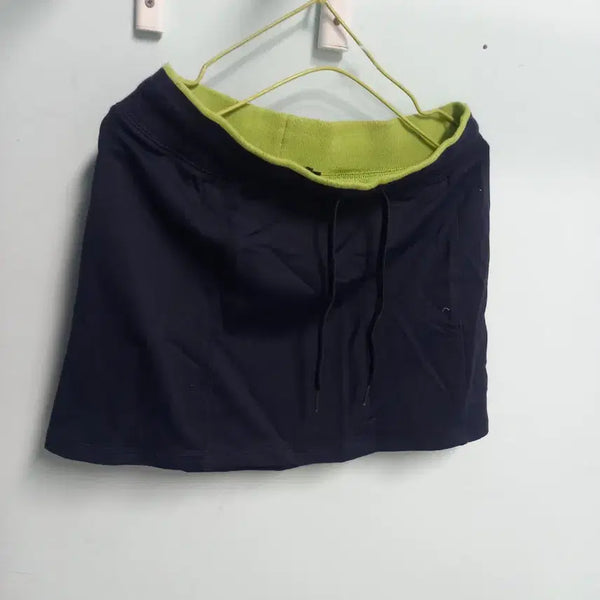 [BUNJANG] Women's Golf Skirt Navy with Lime Accent / 골프치마