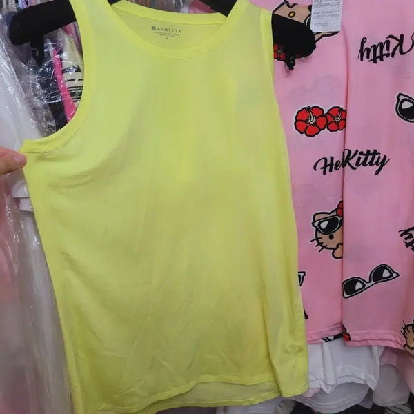[BUNJANG] Ateta Sleeveless Yellow M / 아테타 민소매 옐로우M수입