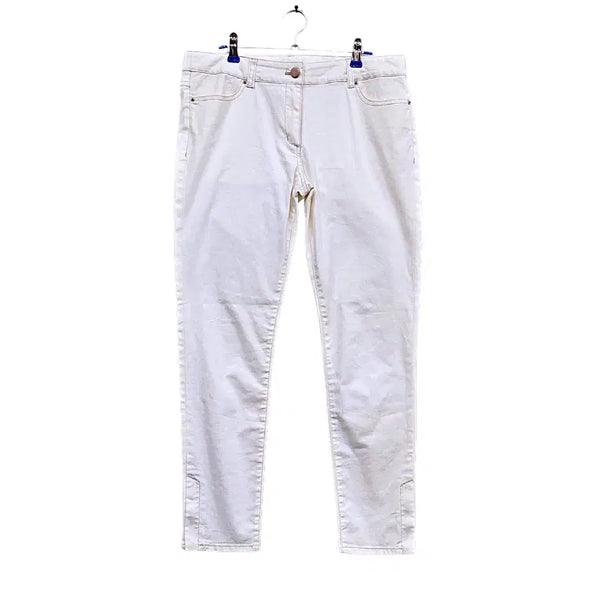 [BUNJANG] Beanpole Women's Minimal Slim Fit Slacks Ivory / 빈폴 여성 미니멀 슬림핏 슬랙스 31 아이보리 43462