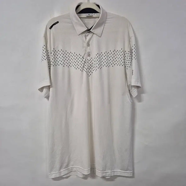 [BUNJANG] WAAC Summer Short Sleeve Golf T-Shirt Men's 105 / 와이드앵글 여름 반팔 골프티셔츠/남성105