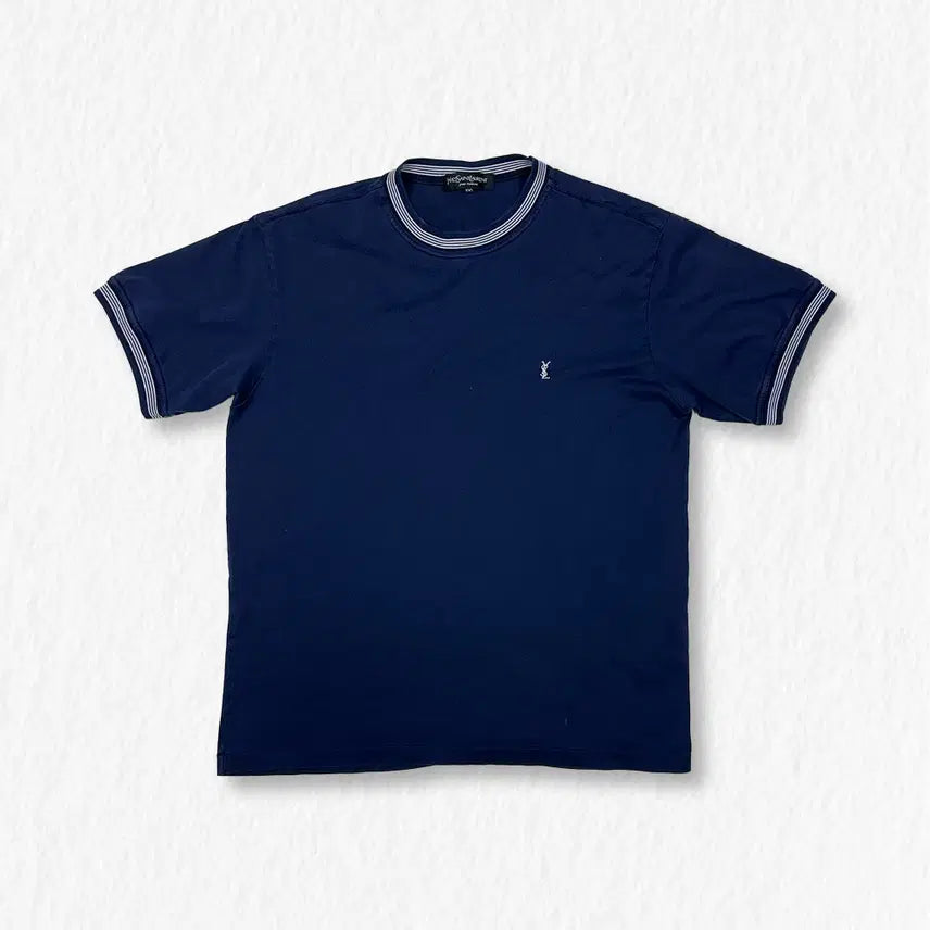 [BUNJANG] Saint Laurent Paris Navy T-Shirt / YSL 입생로랑 반팔 네이비