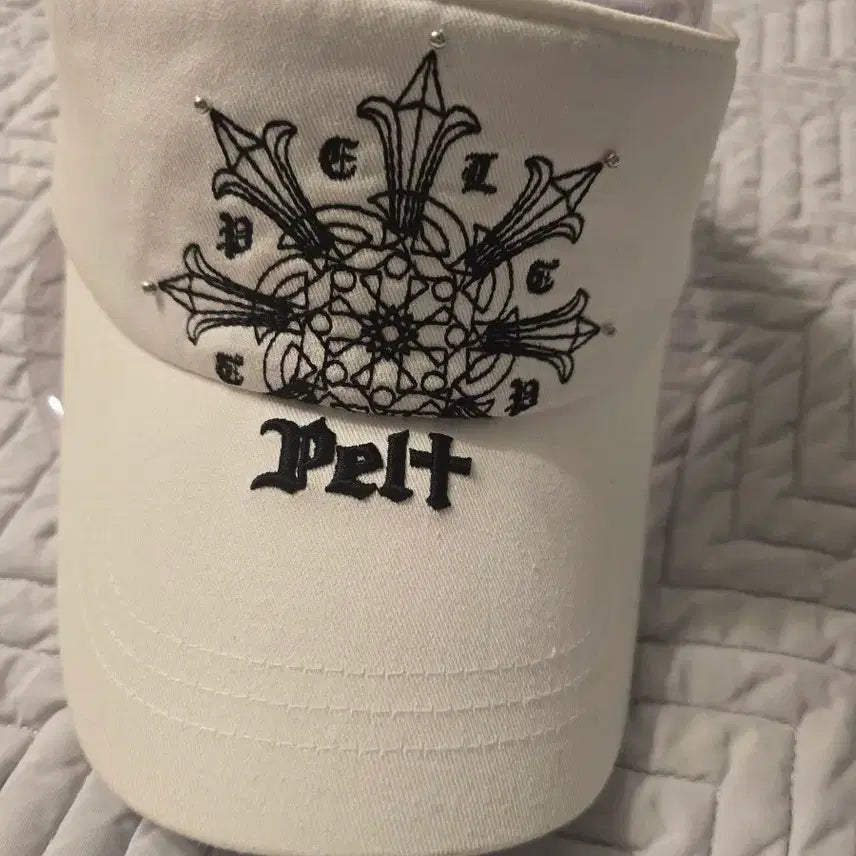[BUNJANG] Felt Sun Cap White / 펠트 썬캡 화이트