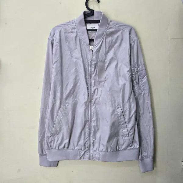 [BUNJANG] POLHAM Light Grey Bomber Jacket (Size 100) / [100] POLHAM 점퍼 라이트그레이