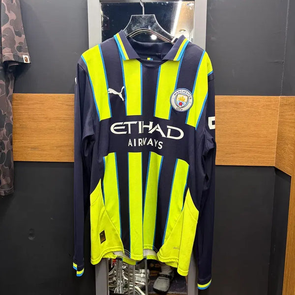 [BUNJANG] Puma MCFC Away Long Sleeve Jersey / 퓨마 MCFC 어웨이 롱슬리브 져지