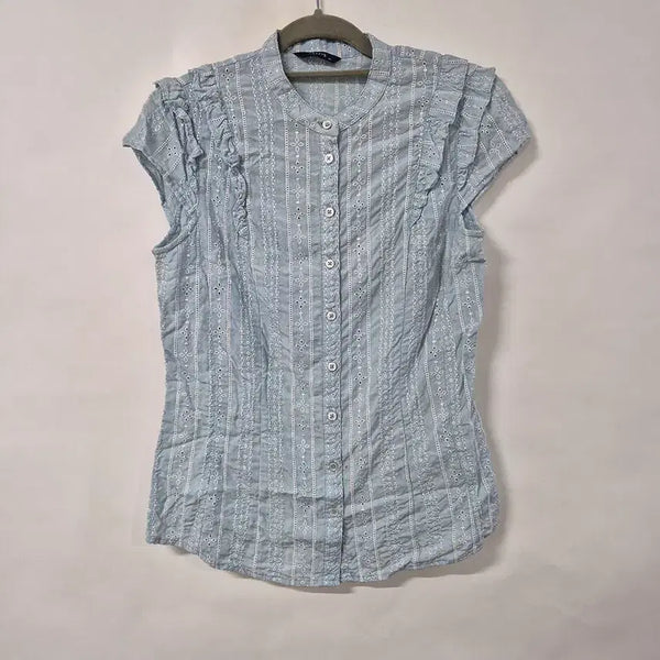 [BUNJANG] HAZZYS Women's Summer Shirt Size 90 / 해지스 여름 셔츠/여성90