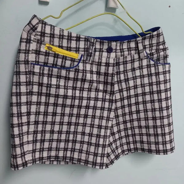 [BUNJANG] Women's Checkered Golf Skirt / 골프