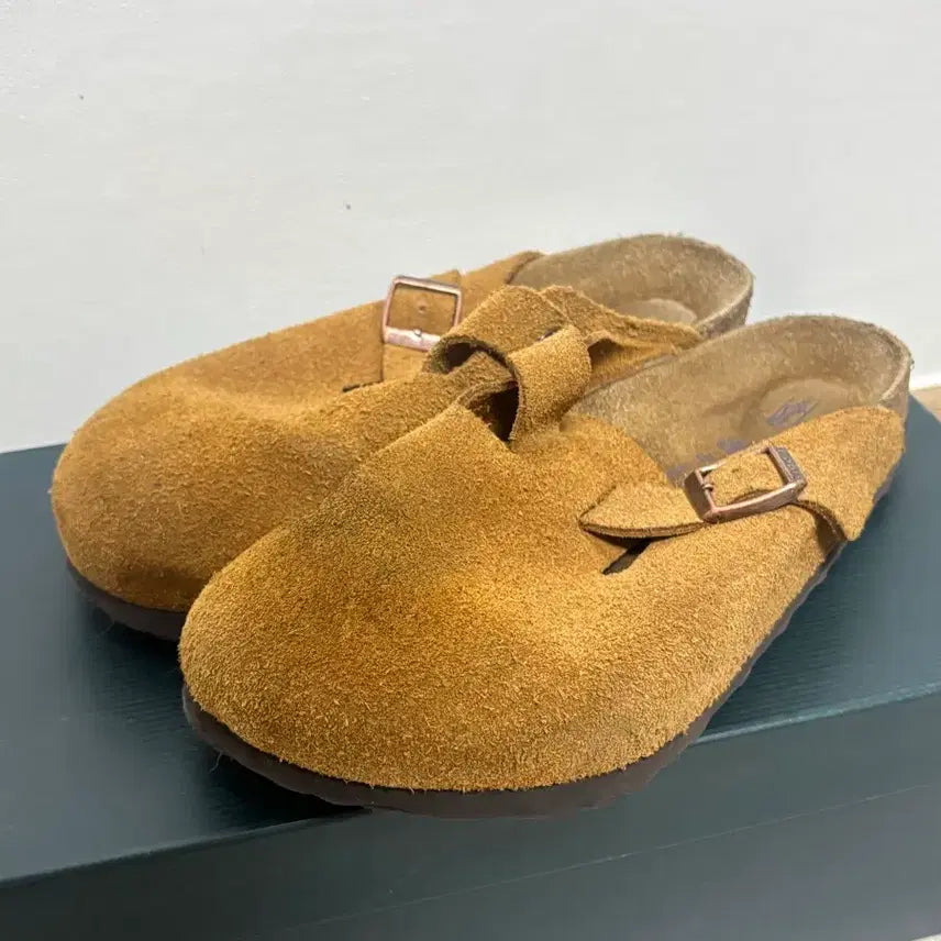 [BUNJANG] Birkenstock Boston Suede Sandals Brown 260mm / 버켄스탁 보스턴 브라운 260