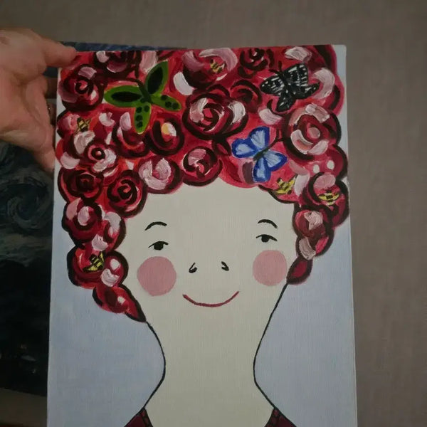[BUNJANG] Hand-Painted Oil Painting (Set of 2) / 헤이리마을구입. 직접그린 그림 2점