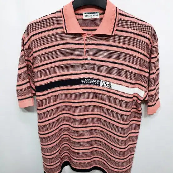 [BUNJANG] Munsingwear Men's Knit Short Sleeve T-Shirt (Size 100-105) / 먼싱웨어 남성 니트 반팔티 100-105