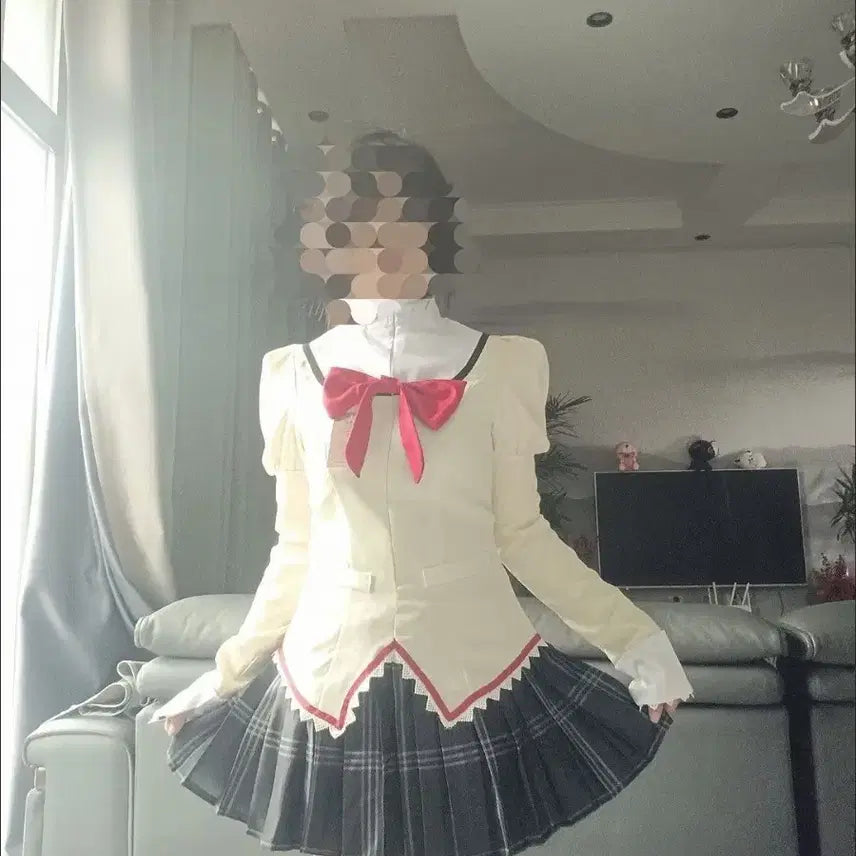 [BUNJANG] Puella Magi Madoka Magica School Uniform Cosplay Costume / 마법소녀 마도카 마기카 마마마 교복 코스프레 의상