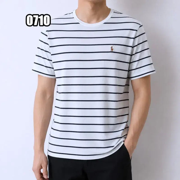 [BUNJANG] Polo Ralph Lauren Striped Short Sleeve T-Shirt / L 폴로 랄프로렌 스트라이프 패턴 반팔 티셔츠