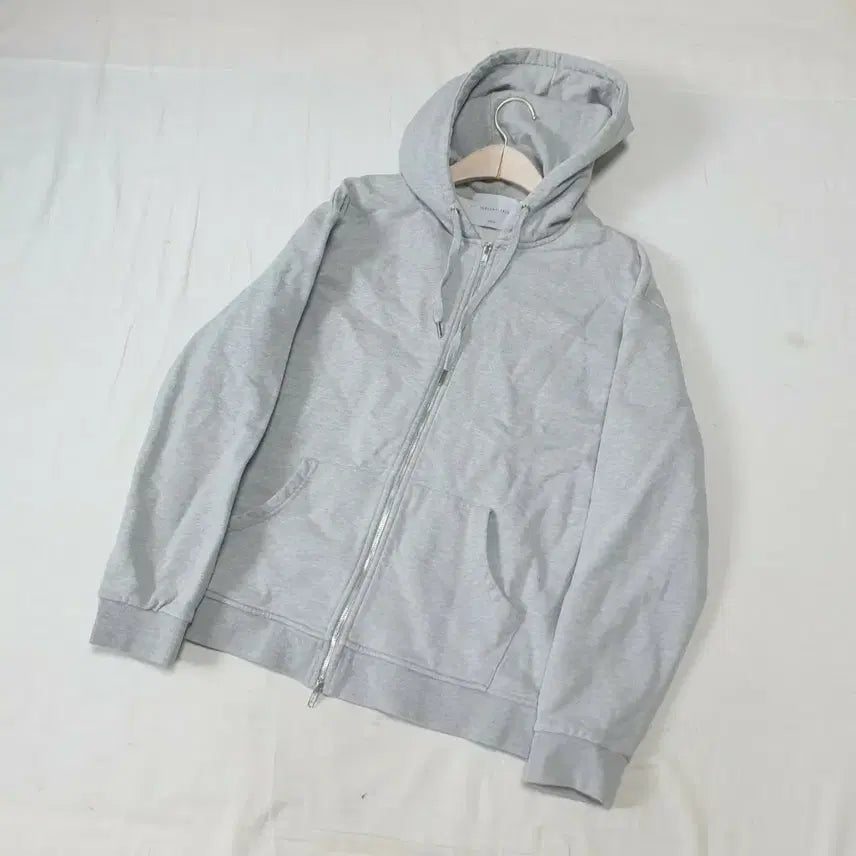 [BUNJANG] Personal Pack Grey Hooded Zip-Up M / 퍼스널팩 그레이 후드 집업