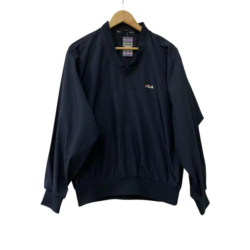 [BUNJANG] Fila V-Neck Warm-up Top Size 100 / A498. 휠라 브이넥 웜업(100)