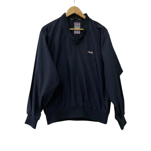 [BUNJANG] Fila V-Neck Warm-up Top Size 100 / A498. 휠라 브이넥 웜업(100)