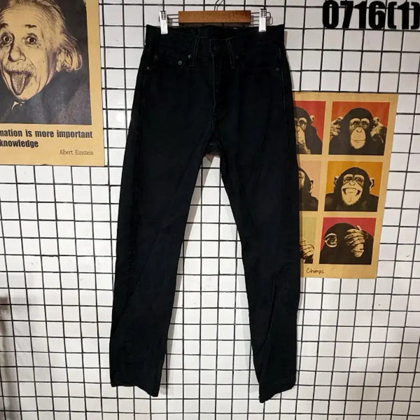 [BUNJANG] Levi's Black Denim Pants Size 28 / 리바이스 블랙 데님 팬츠 28
