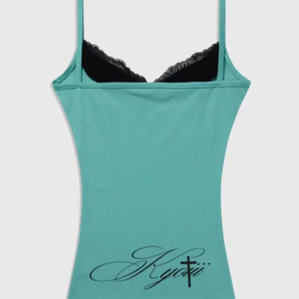 [BUNJANG] kyoiii Lace Sleeveless Camisole / kyoiii 쿄이 레이스 슬리브리스 나시